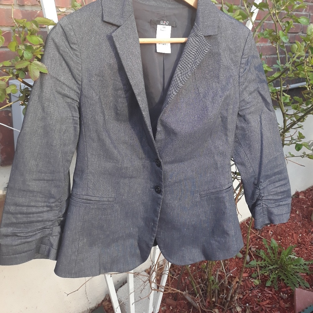 Patricia Pepe Cotton Jean Blazer